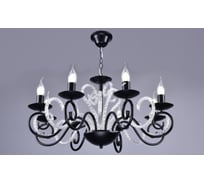 Подвесная люстра РОССВЕТ 8х60ВтхE14 РС21583 BK/8P