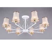 Люстра РОССВЕТ 8х60ВтхE27 РС20112 WT/8C