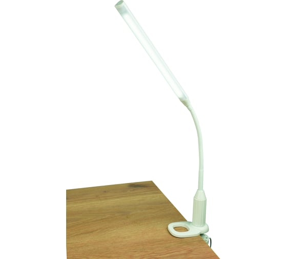 Настольный светильник Uniel светодиодный на струбцине TLD-572 White/LED/500Lm/4500K/Dimmer UL-00008663