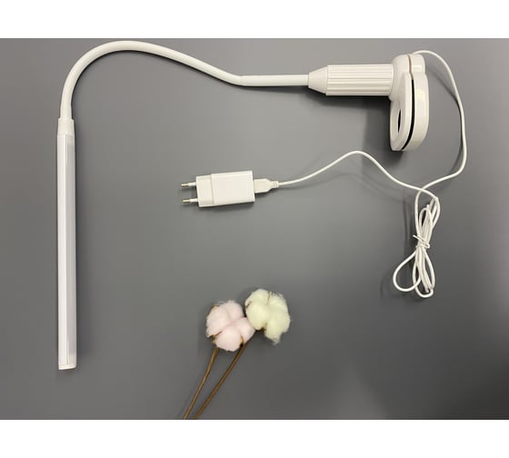 Настольный светильник Uniel светодиодный на струбцине TLD-572 White/LED/500Lm/4500K/Dimmer UL-00008663