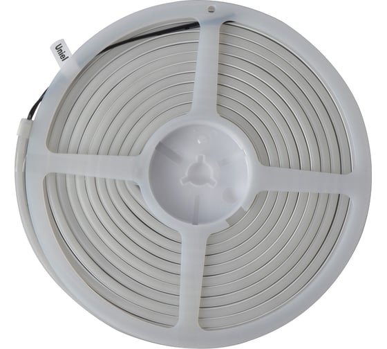 Светодиодная гибкая герметичная лента Uniel NEON ULS-N01-2835-120LED/m-6mm-IP67-DC12V-9W/m-5M-3000K UL-00009082