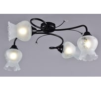 Потолочная люстра РОССВЕТ 4*60Вт*E27 РС21146 BK/4C