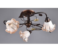 Потолочная люстра РОССВЕТ 3*60Вт*E14 РС21390 BK/3C