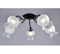 Потолочная люстра РОССВЕТ 5*60Вт*E27 РС21091 BK/5C