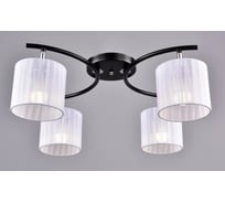 Потолочная люстра РОССВЕТ 4*60Вт*E27 РС21014 BK+CR/4C