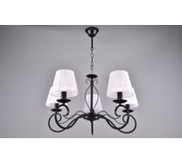 Подвесная люстра РОССВЕТ 5*60Вт*E14 РС20945 BK/5P