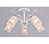 Потолочная люстра РОССВЕТ 5*60Вт*E27 РС20994 WT+CR/5C