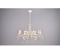 Подвесная люстра РОССВЕТ 8х60ВтхE14 РС21009 WT+FG/8P
