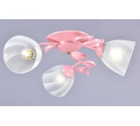 Потолочная люстра РОССВЕТ 3х60ВтхE27 РС21138 PK+FG/3C