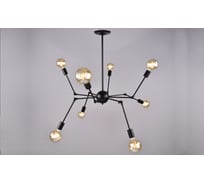 Потолочная люстра РОССВЕТ 8*60Вт*E27 РС20874 BK/8C