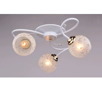 Люстра РОССВЕТ 3х60ВтхE27 РС19501 WT+FG/3C