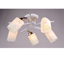 Люстра РОССВЕТ 5х60ВтхE27 РС17790 WT+FG/5C