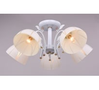 Люстра РОССВЕТ 5х60ВтхE27 РС20043 WT+FG/5C