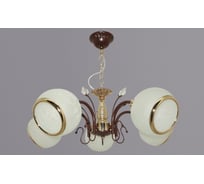 Подвесной светильник РОССВЕТ 5х60ВтхE27 РС20682 BRN+FG/5P