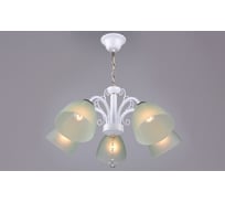 Подвесная люстра РОССВЕТ 5х60ВтхE27 РС20551 WT+FG/5P
