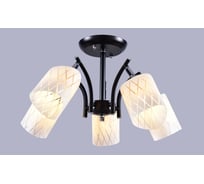 Потолочный светильник РОССВЕТ 5*60Вт*E27 РС20730 BK+CR/5C