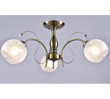 Потолочный светильник РОССВЕТ 3*60Вт*E27 РС22377 AB/3C