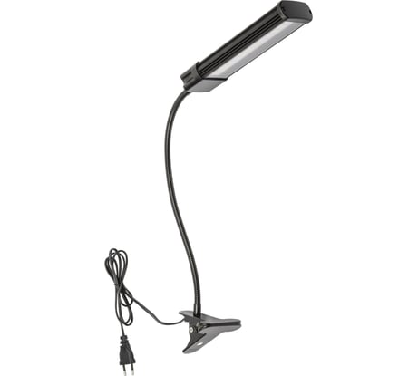 Светильник для растений светодиодный Uniel, на прищепке, спектр для фотосинтеза, 18 Вт, черный ULT-P31-18W/SPLE/40 IP40 BLACK SINGLE UL-00009251