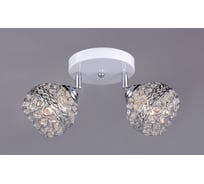 Потолочный светильник РОССВЕТ 2*60Вт*E27 РС16429 WT+CR/2C