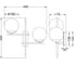 Настенный светильник (бра) MAYTONI Nostalgia 2хE14x40 W MOD048WL-02G 3