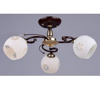 Потолочный светильник РОССВЕТ 3х60ВтхE27 РС20154 BRN+FG/3C