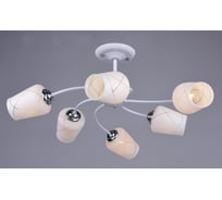 Потолочный светильник РОССВЕТ 6х60ВтхE27 РС20655 WT+CR/6C