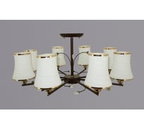 Потолочный светильник РОССВЕТ 8х60ВтхE27 РС20920 BRN+FG/8C