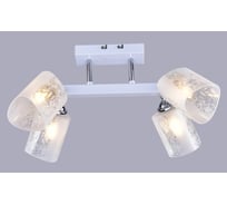 Потолочный светильник РОССВЕТ 4х60ВтхE27 РС21161 WT+CR/4C