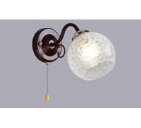 Бра РОССВЕТ 1х60ВтхE27 РС20889 BRN+FG/1W