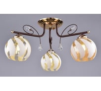 Потолочный светильник РОССВЕТ 3х60ВтхE27 РС20925 BRN+FG/3C