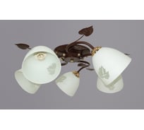 Потолочный светильник РОССВЕТ 5х60ВтхE27 РС20736 BRN+FG/5C