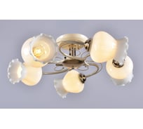 Потолочный светильник РОССВЕТ 5х60ВтхE27 РС20687 YG+FG/5C