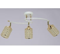 Потолочный светильник РОССВЕТ 3х60ВтхE27 РС18193 WT+FG/3C