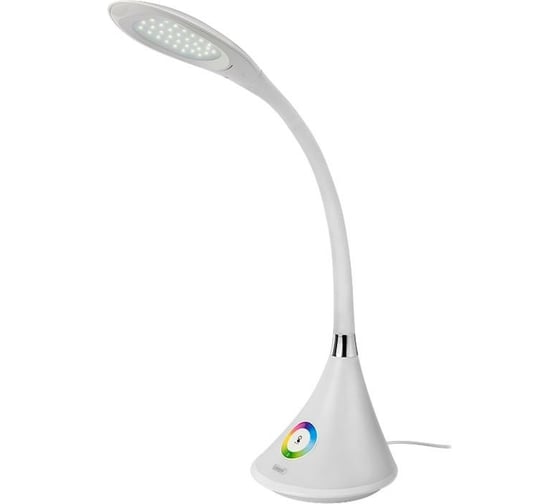 Светодиодный настольный светильник General Lighting Systems 8Вт, 520лм, 5000К, нейтральный белый свет, сенсорное включение, белый GLTL-038-1 800038
