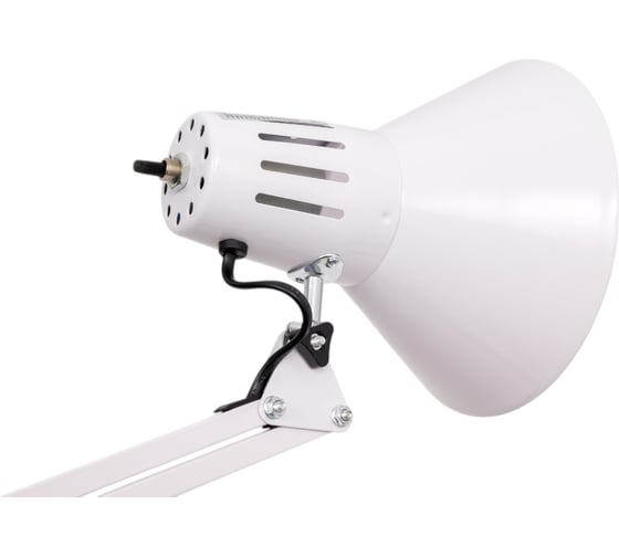 Настольный светильник General Lighting Systems на струбцине Е27, 700х168мм, белый GTL-042 800142