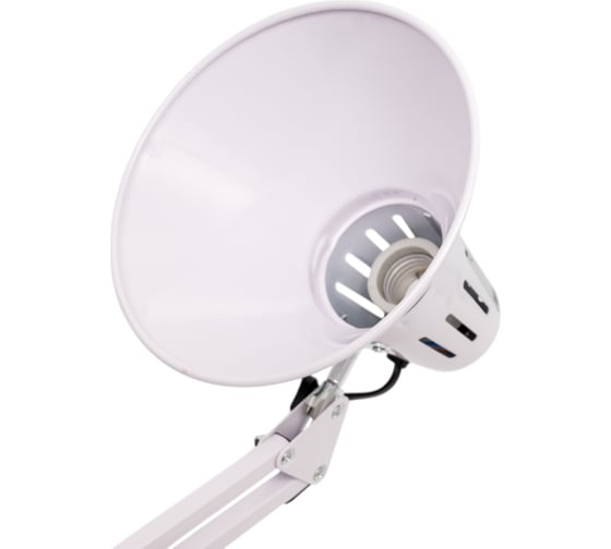 Настольный светильник General Lighting Systems на струбцине Е27, 700х168мм, белый GTL-042 800142