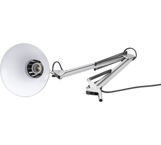 Настольный светильник General Lighting Systems на струбцине Е27, 700х168мм, серебристый GTL-044 800144