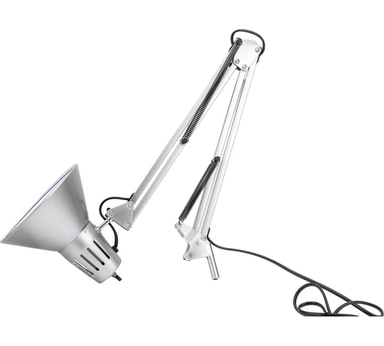 Настольный светильник General Lighting Systems на струбцине Е27, 700х168мм, серебристый GTL-044 800144