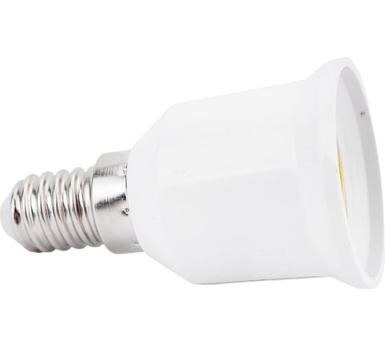 Переходник General Lighting Systems GLH-E14/E27-W белый 474017