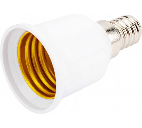 Переходник General Lighting Systems GLH-E14/E27-W белый 474017