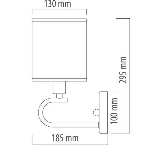 Бра De Markt Конрад 1-40W E14 220 V 667022001