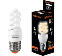 Энергосберегающая лампа TDM ELECTRIC КЛЛ-FSТ2-9 Вт-2700 К–Е27 (32x99 мм) SQ0323-0060
