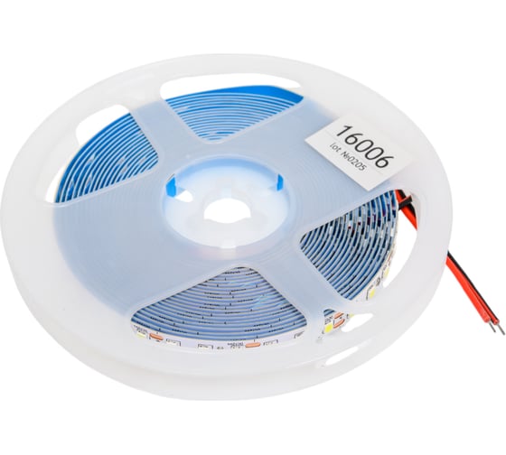 Светодиодная лента truEnergy 9,6W/m 6000K 12V SMD2835 120D IP20 950Lm 5м 16006