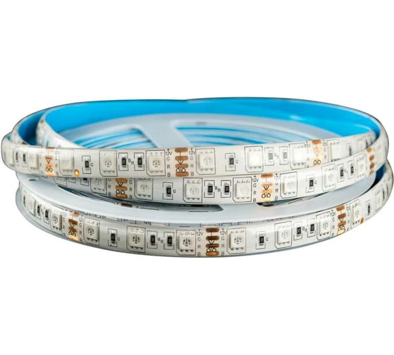 Светодиодная лента truEnergy 14,4W/m RGB 12V SMD5050 60D IP65 5м 16033