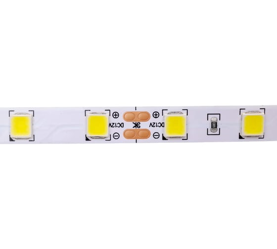 Светодиодная лента truEnergy 14,4W/m 4000K 12V SMD5054 60D IP20 650Lm 5м 16034