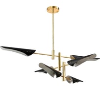 Люстра на штанге Crystal Lux RAFAEL SP6 GOLD