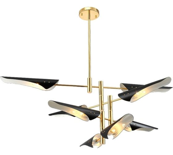Люстра на штанге Crystal Lux RAFAEL SP8 GOLD