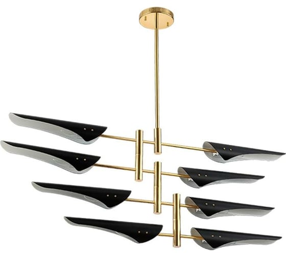 Люстра на штанге Crystal Lux RAFAEL SP8 GOLD