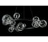 Подвесная люстра Crystal Lux AGATA SP15 BLACK/TRANSPARENTE 2