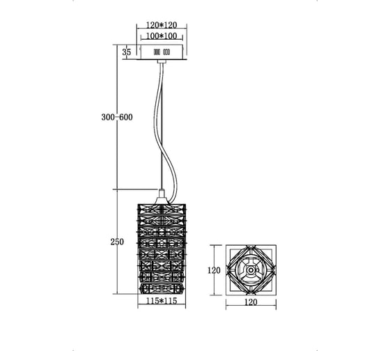 Подвесной светильник MAYTONI Coil 3 LED MOD124PL-L3CH3K